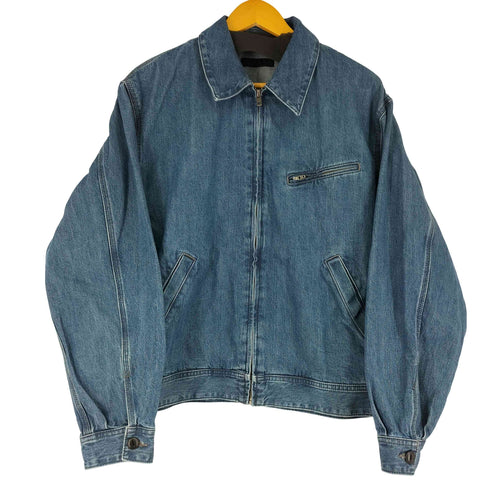 ユニクロ UNIQLO ジップアップブルゾンデニム メンズ L