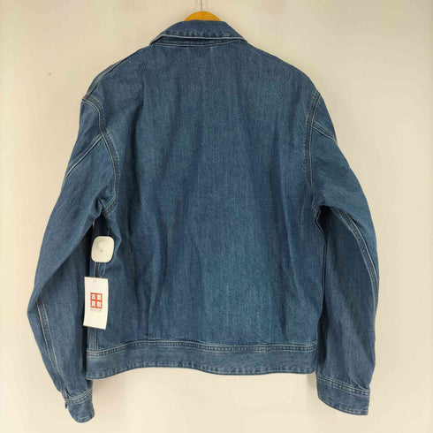 ユニクロ UNIQLO ジップアップブルゾンデニム メンズ L