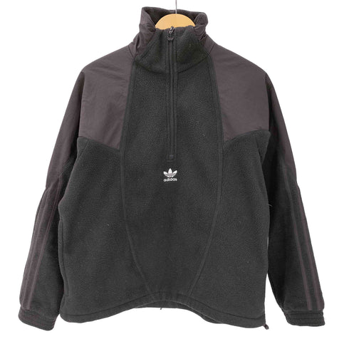 アディダスオリジナルス adidas Originals Big Trefoil Mix Half Zip JKT ビッグ トレフォイル ミックス ハーフ ジップ ジャケット メンズ JPN:M