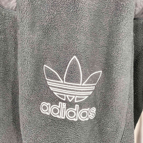 アディダスオリジナルス adidas Originals Big Trefoil Mix Half Zip JKT ビッグ トレフォイル ミックス ハーフ ジップ ジャケット メンズ JPN:M