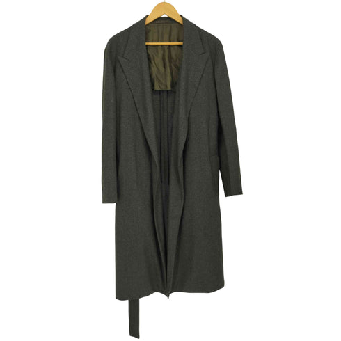 カルーゾ CARUSO FLANNEL WRAP COAT メンズ 46-r