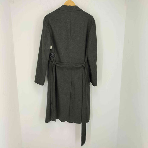 カルーゾ CARUSO FLANNEL WRAP COAT メンズ 46-r