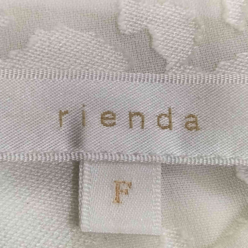 リエンダ rienda H/NギャザーパフSLV BLS レディース FREE