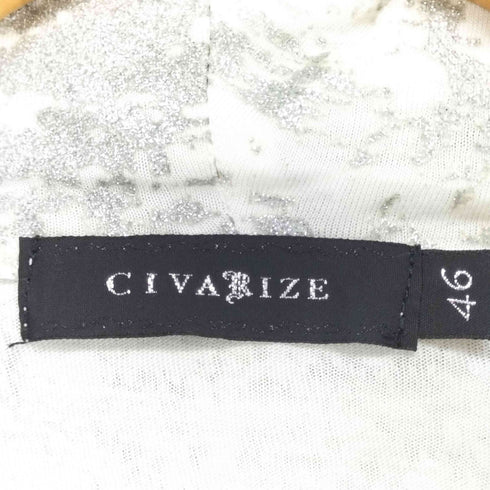 シヴァーライズ CIVARIZE Y2K ラメデザイン ドッキング カットソー レディース 46