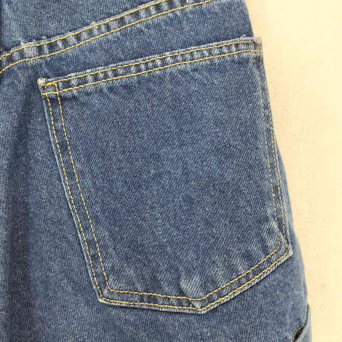 アメリカンアパレル AMERICAN APPAREL MADE IN USA ワイドデニムハーフパンツ レディース 26