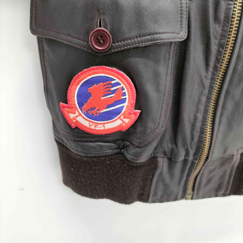 MAXCADYS TOPGUN G-1 フライトレザージャケット メンズ import:L