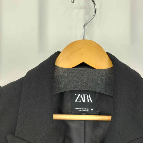ザラ ZARA クロップド テーラードジャケット レディース import:XS