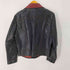 GENUINE LEATHER シングルライダースジャケット メンズ