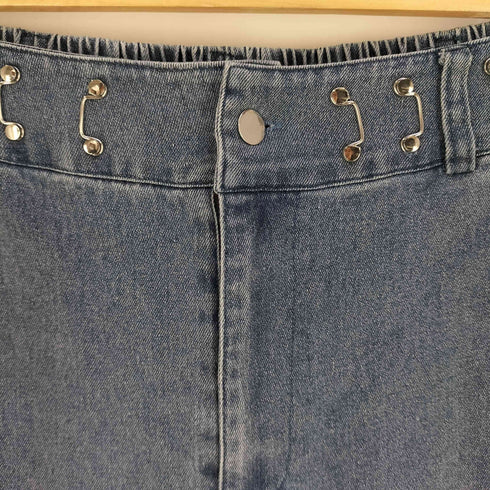 ニーアクロージング NIER CLOTHING 刺繍 フック ダメージデニム レディース FREE