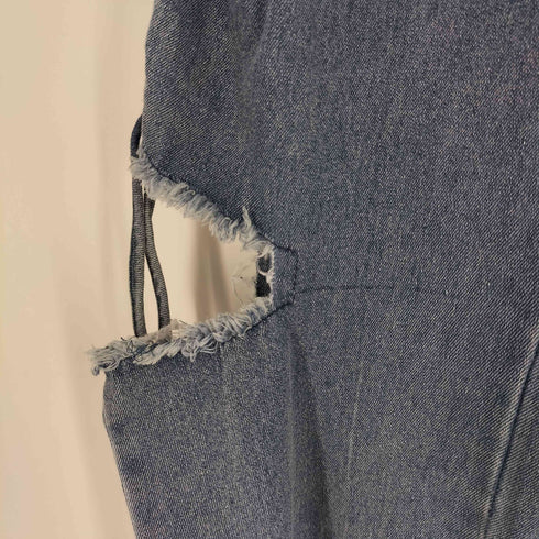 ニーアクロージング NIER CLOTHING 刺繍 フック ダメージデニム レディース FREE