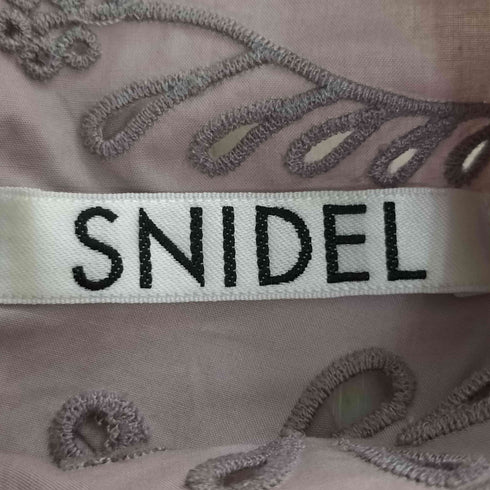 スナイデル snidel パンチングレースパフスリワンピ レディース JPN:1