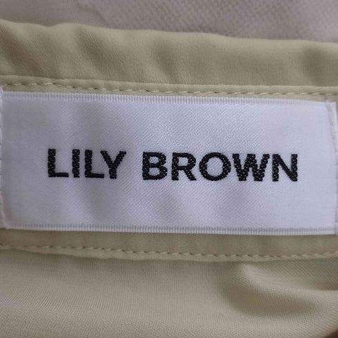 リリーブラウン Lily Brown ロッキーオーガンジーワンピース レディース ONE SIZE