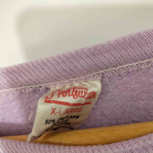 スポーツウエア Sportswear 60-70S フロントプリント ノースリーブ スウェット レディース XL