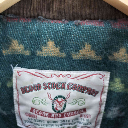BLOOD STOCK コーデュロイ襟 ダック地 ジャケット メンズ 3