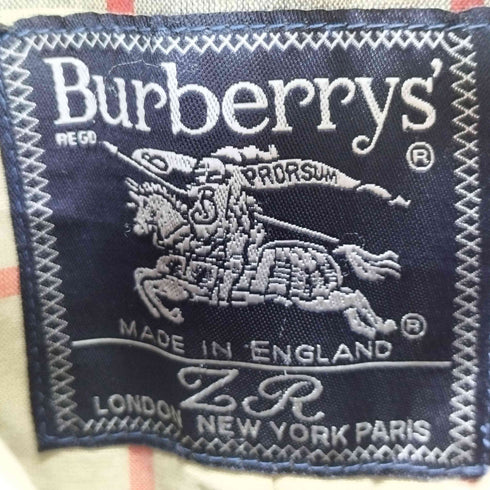 バーバリーズ BURBERRYS イングランド製 裏ノヴァチェック ステンカラーコート メンズ