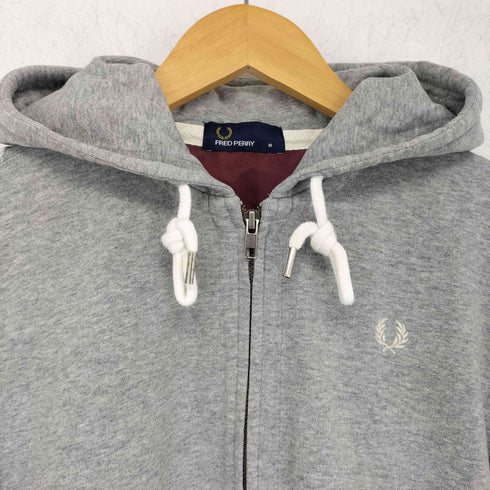 フレッドペリー FRED PERRY 00s~ ユニオンジャック 月佳樹刺繍ロゴ ジップパーカー メンズ JPN:M