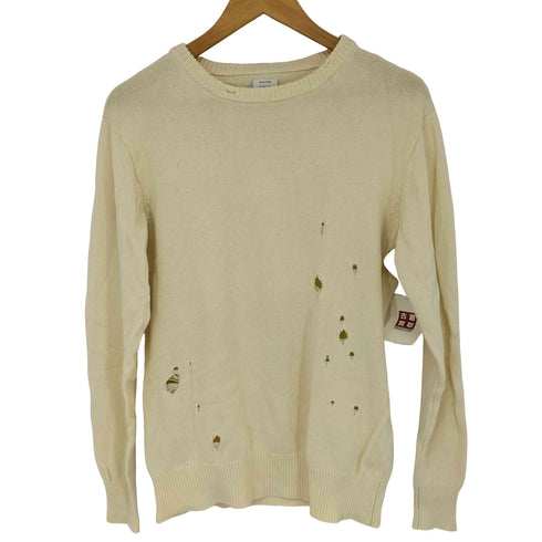 ミスタージェントルマン MR.GENTLEMAN DAMAGED COTTON KNIT メンズ JPN:M
