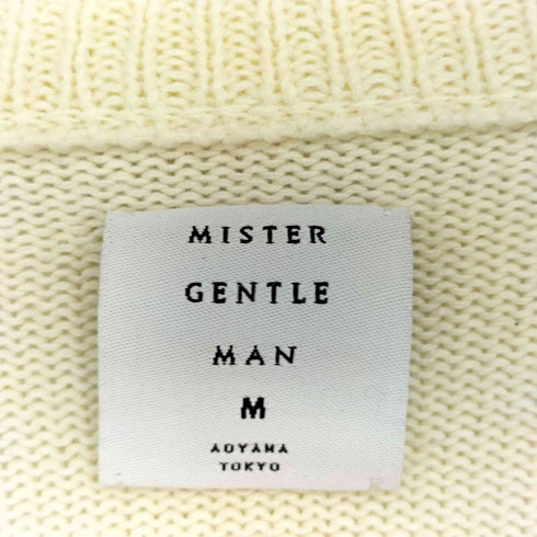 ミスタージェントルマン MR.GENTLEMAN DAMAGED COTTON KNIT メンズ JPN:M