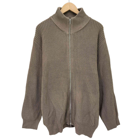 クレイル CLEL Loose Driver Knit ダブルジップ ドライバーズニット メンズ