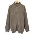 クレイル CLEL Loose Driver Knit ダブルジップ ドライバーズニット メンズ