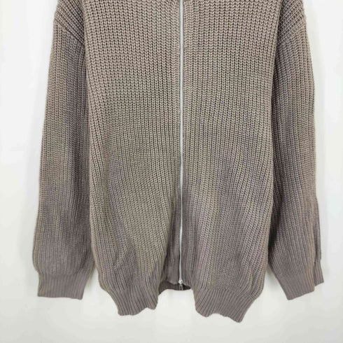クレイル CLEL Loose Driver Knit ダブルジップ ドライバーズニット メンズ