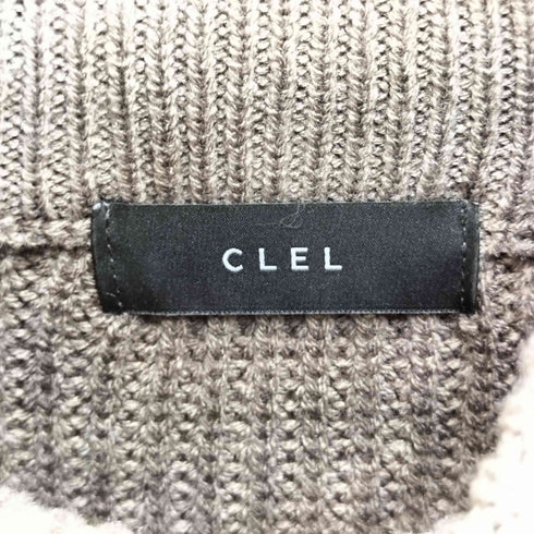 クレイル CLEL Loose Driver Knit ダブルジップ ドライバーズニット メンズ