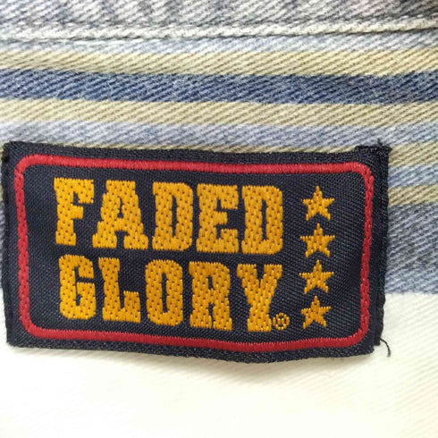 フェイデッドグローリー FADED GLORY ストライプシャツ メンズ L