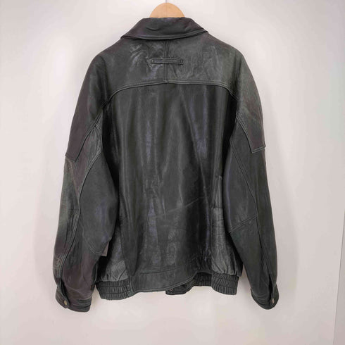 クラフトアンドバロー Croft&Barrow スウィングトップ レザージャケット メンズ JPN:XXL