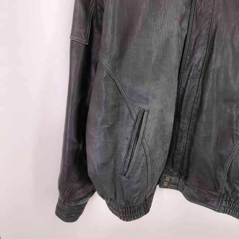 クラフトアンドバロー Croft&Barrow スウィングトップ レザージャケット メンズ JPN:XXL