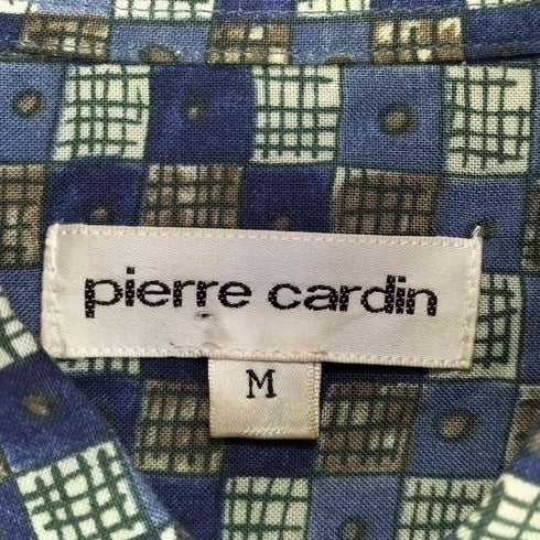 ピエールカルダン pierre cardin 総柄レーヨンシャツ メンズ M