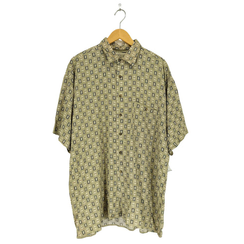 総柄シャツ メンズ L
