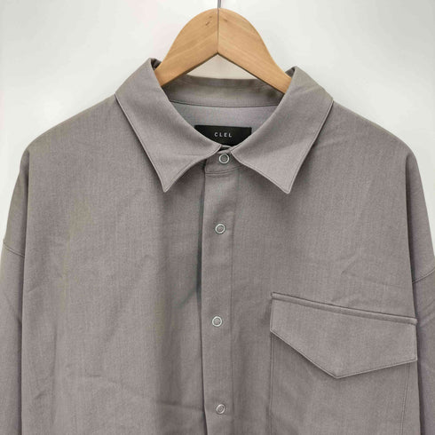 クレイル CLEL Ring Snap Loose Shirt/リングスナップ ルーズシャツ メンズ JPN:M