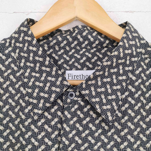 シルクシャツ メンズ XL