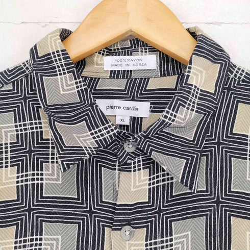 ピエールカルダン pierre cardin 総柄シャツ メンズ XL