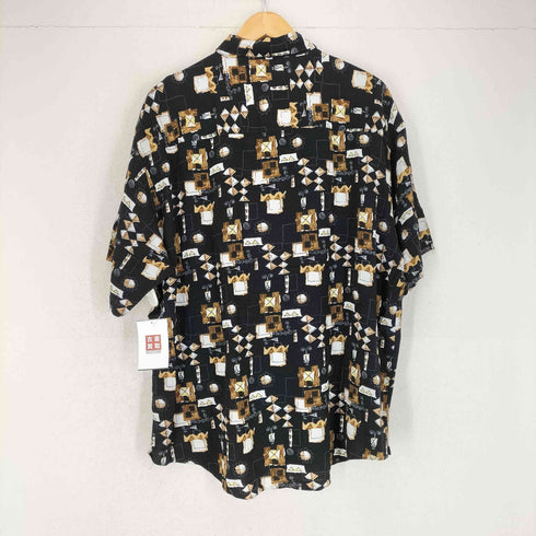 総柄シャツ メンズ XL