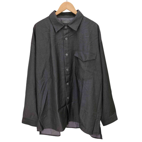 クレイル CLEL Ring Snap Loose Shirt/リングスナップ ルーズシャツ メンズ FREE