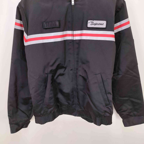 シュプリーム Supreme 18ss reflective stripe work jacket メンズ JPN:M