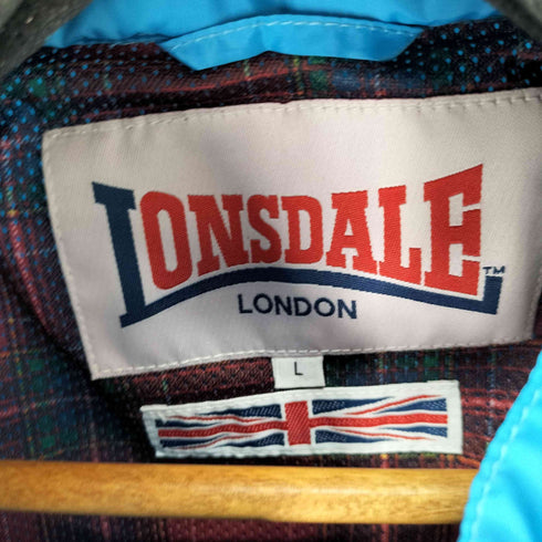 ロンズデール LONSDALE ロゴ刺繍 ジップジャケット メンズ JPN:L