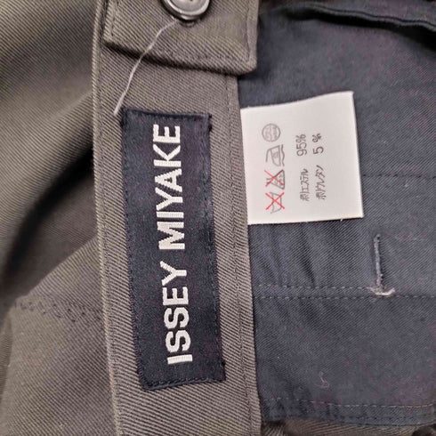 イッセイミヤケ ISSEY MIYAKE 90S 93AW 黒タグ ノータック テーパード スラックス メンズ