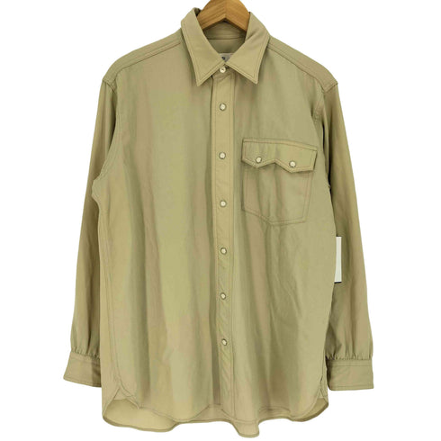 アンフィル unfil wool gabardine western shirts メンズ JPN:3