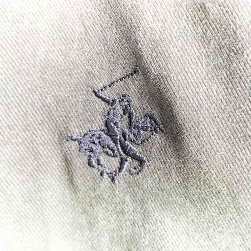 ビバリーヒルズポロクラブ BEVERLY HILLS POLO CLUB ロゴ刺繍 ツイルピーチ 衿コール 中綿ブルゾン メンズ JPN:L