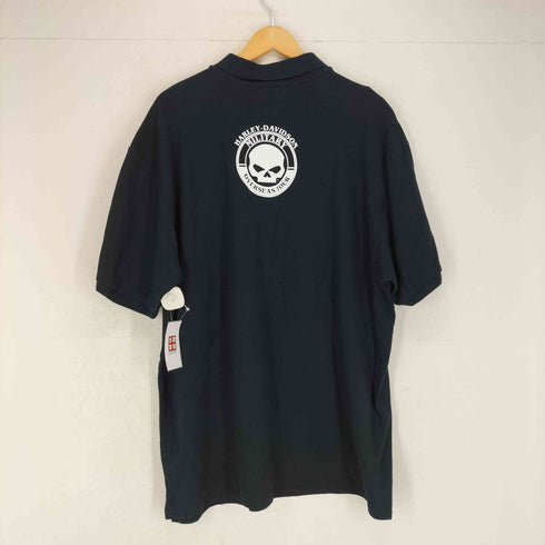 ハーレーダビッドソン HARLEY-DAVIDSON プリントポロシャツ メンズ 2XL
