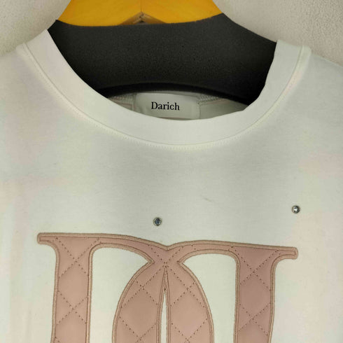 ダーリッチ Darich キルティングアップリケビジューTシャツ レディース FREE