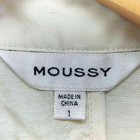 マウジー moussy SHEER SHORT SLEEVE シャツ レディース 1
