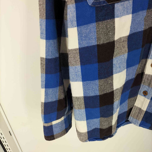 ナイトレイド Nitraid ブロック チェック フランネル ワーク シャツ 裏原 メンズ JPN:L