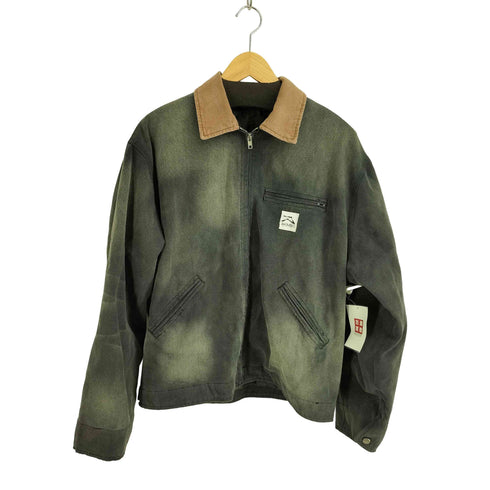 AKIMBO CLUB WORK JACKET FADED BLACK ワーク ジャケット フェード ブラック メンズ import:M