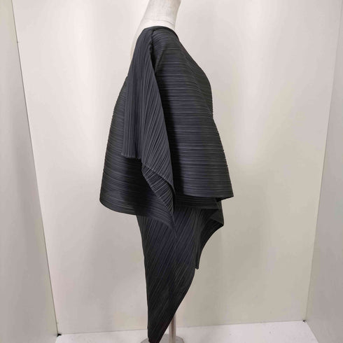 プリーツプリーズイッセイミヤケ PLEATS PLEASE ISSEY MIYAKE 24AW プリーツ ケープ レディース