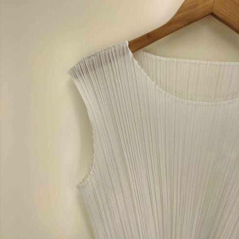 プリーツプリーズイッセイミヤケ PLEATS PLEASE ISSEY MIYAKE ノースリーブプリーツカットソー レディース