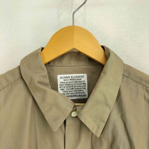 SUNNY ELEMENT 日本製 長袖 ロングシャツ メンズ JPN:L