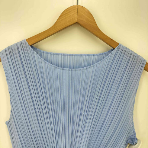 プリーツプリーズイッセイミヤケ PLEATS PLEASE ISSEY MIYAKE ノースリーブプリーツカットソー レディース